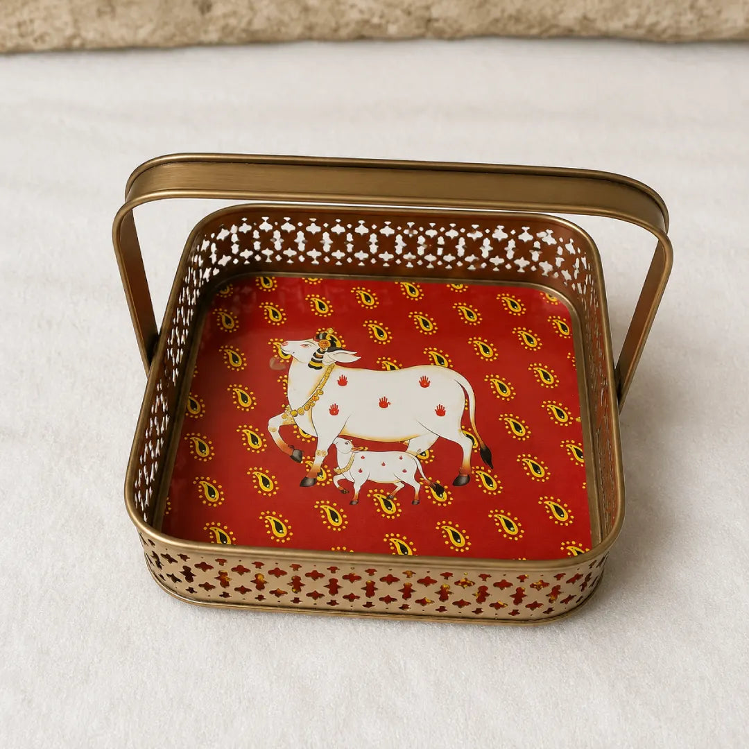 Kamdhenu Decorative Metal Basket