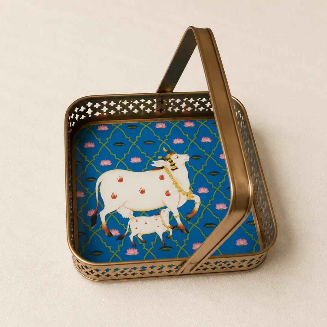 Kamdhenu Decorative Metal Basket