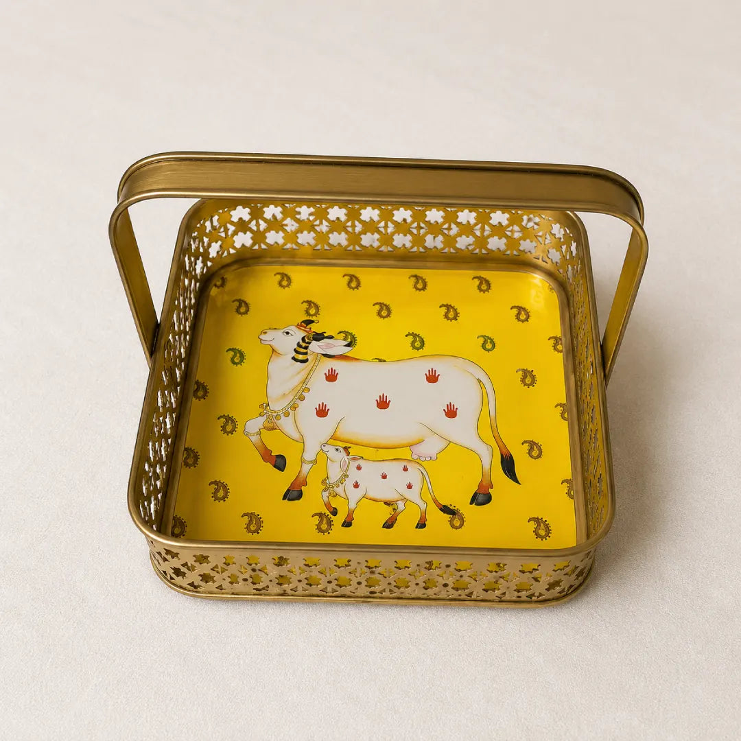 Kamdhenu Decorative Metal Basket