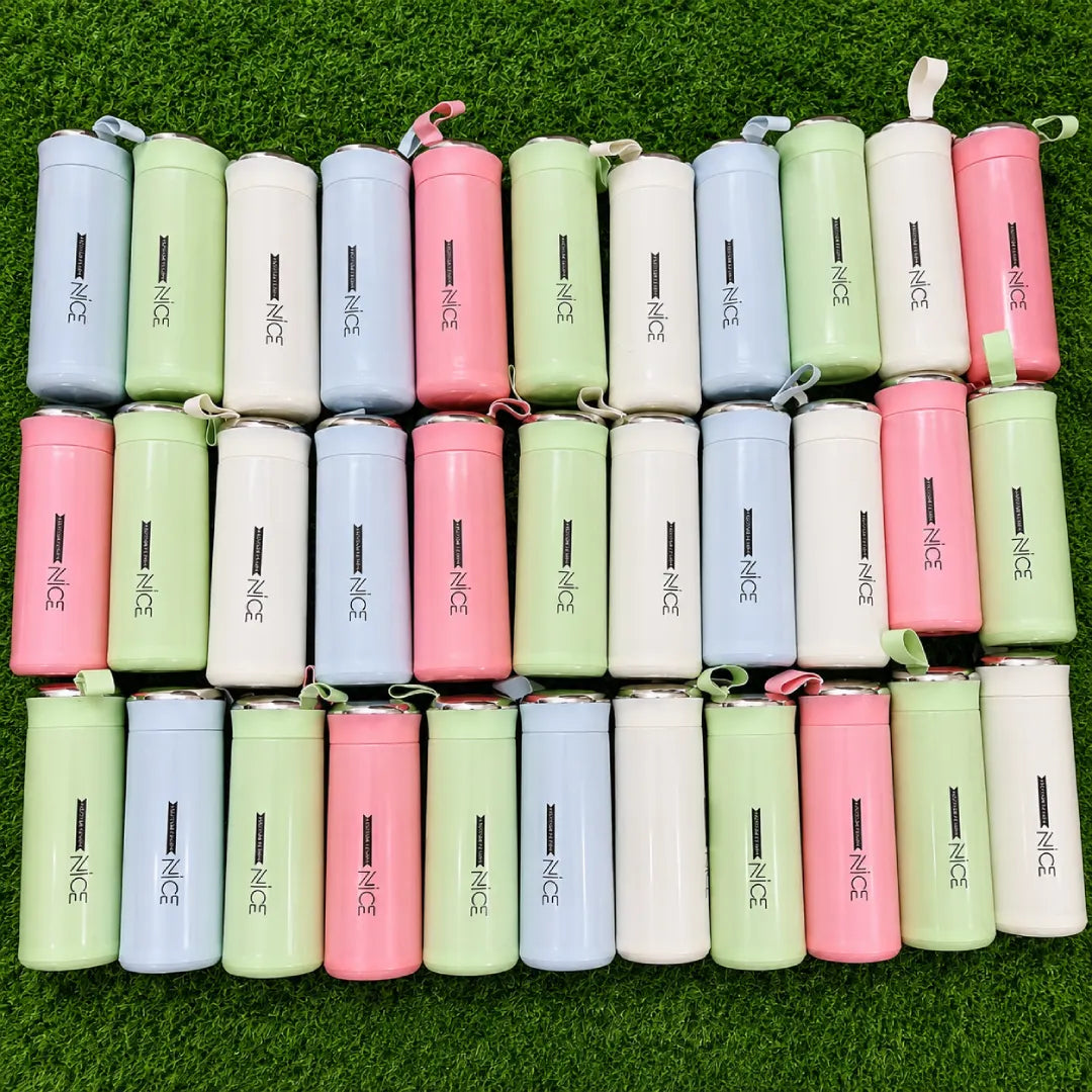 Pastel Glass Water Bottle – Personalized Return Gift Bottle