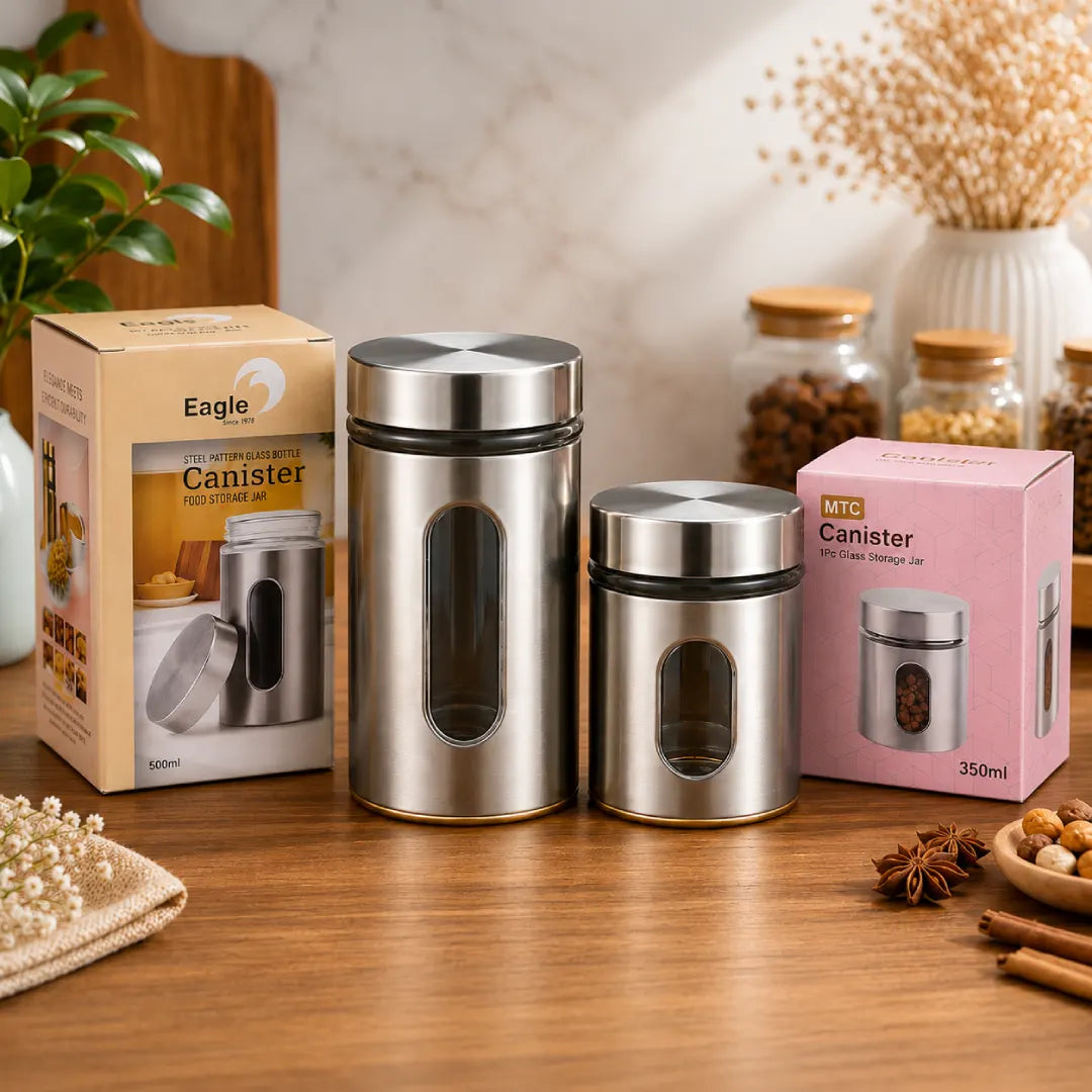 Stainless Steel Canister Jar